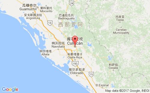 库利亚坎港港口位置