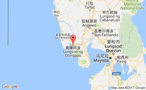 奥隆阿坡港港口位置