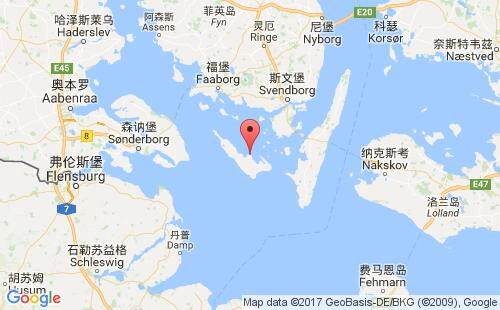 埃勒斯克平港港口位置