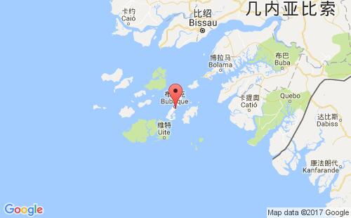 布巴克港港口位置