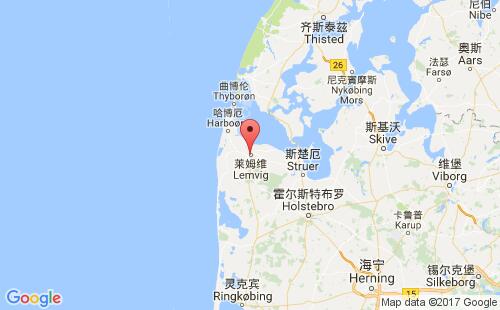 莱姆维港港口位置