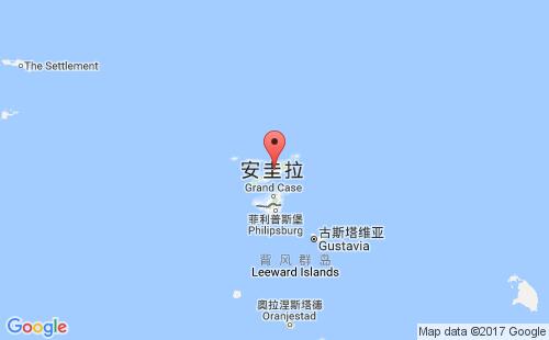 安圭拉港港口位置