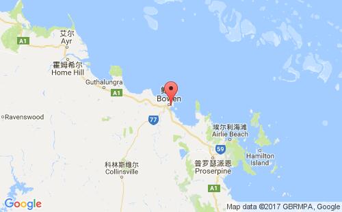 鲍恩港港口位置