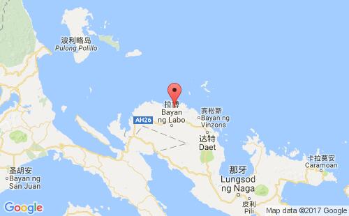 何塞庞阿尼班村港港口位置