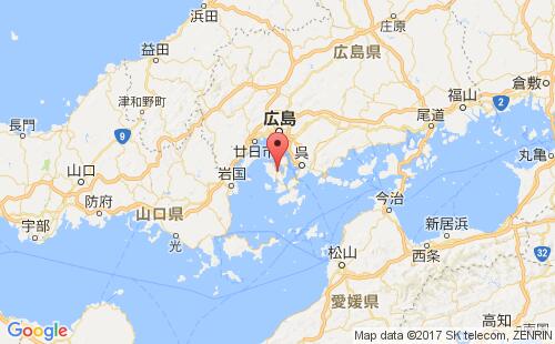 江田岛港港口位置