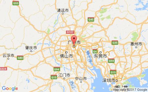 广州港港口位置