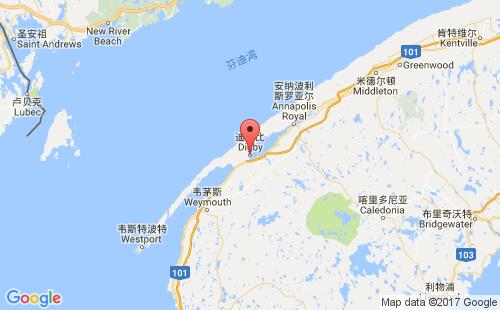 迪格比港港口位置