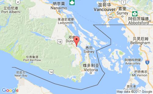 科威恰湾港港口位置