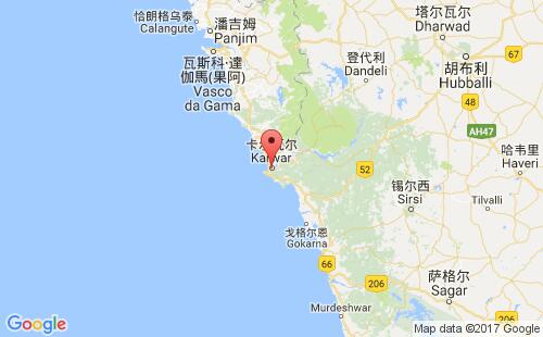 加尔瓦尔港港口位置