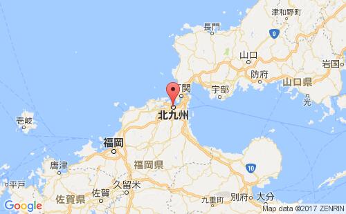 北九州港港口位置