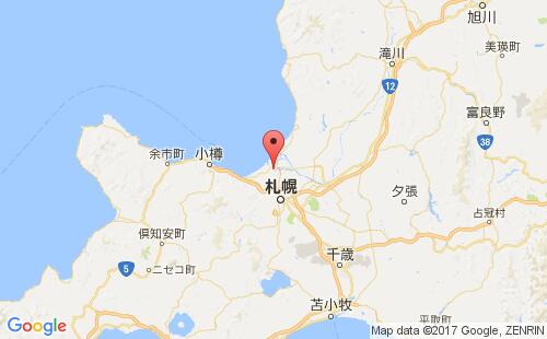 石狩市港港口位置