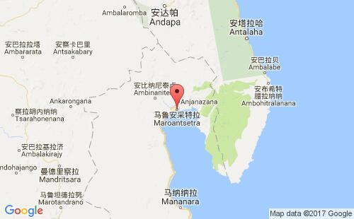 马鲁安采特拉港港口位置