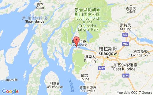 古罗克港港口位置