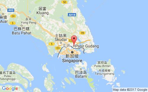 巴西古丹港港口位置