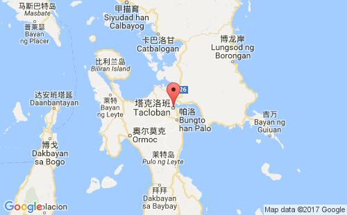 塔克洛班港港口位置
