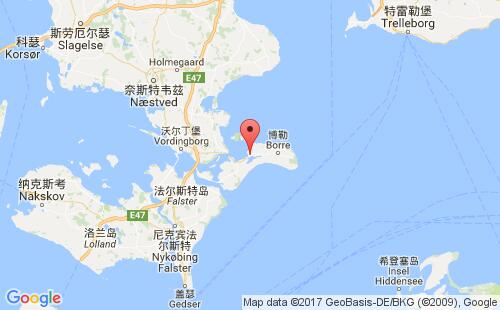 斯泰厄港港口位置