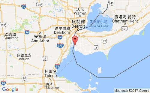 阿默斯特堡港港口位置