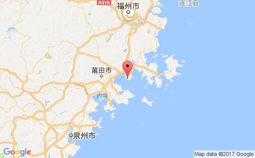 福清,福州港港口位置