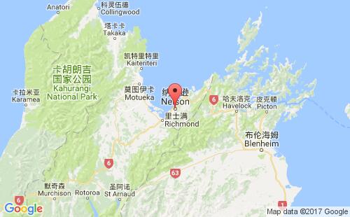 纳尔逊港港口位置