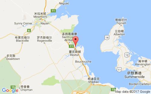 里奇巴克托港港口位置