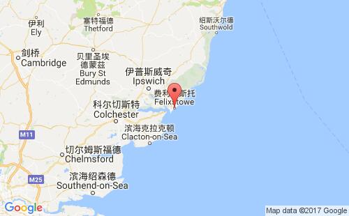 费利克斯托港港口位置
