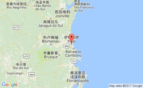 伊塔雅伊港港口位置