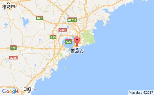 青岛港港口位置