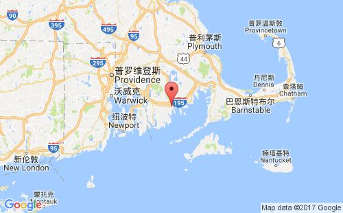 新贝德福德港港口位置