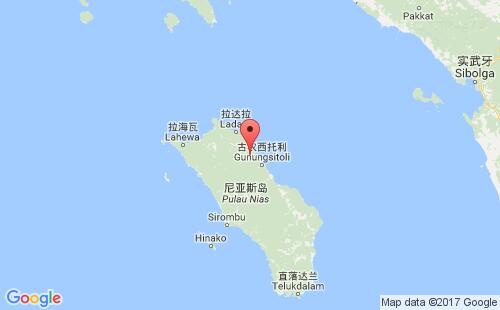 古农西托利港港口位置