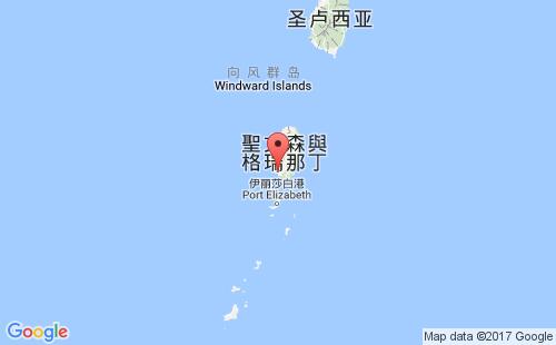 金斯敦港港口位置