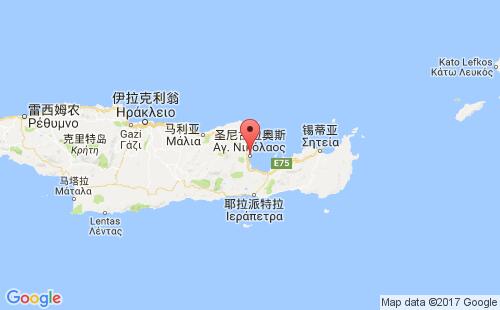 圣尼古拉奥斯港港口位置