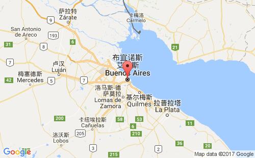 布宜诺斯艾利斯港港口位置