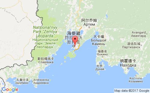 海参崴革新港港港口位置