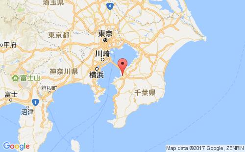 木更津港港口位置