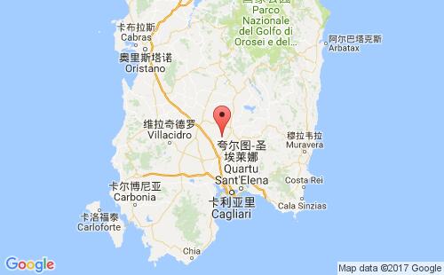皮门特尔港港口位置