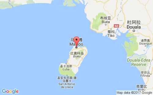 马拉博港港口位置