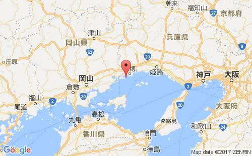 赤穗湾港港口位置
