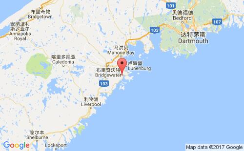 拉阿沃港港口位置