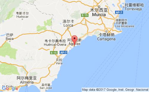 阿吉拉斯港港口位置