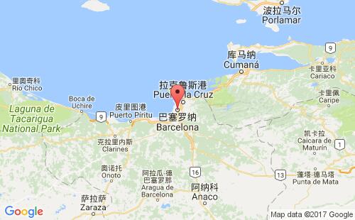 巴塞罗那港港口位置