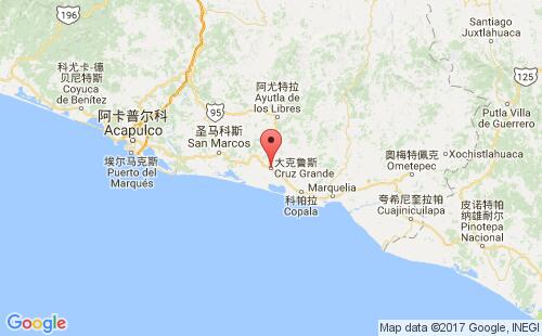 克鲁斯格兰德港港口位置