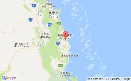 因尼斯费尔港港口位置