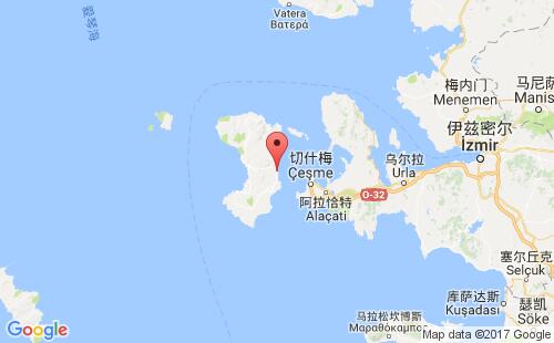 希俄斯港港口位置