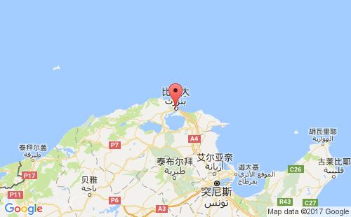 比塞大港港口位置