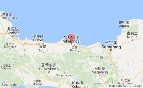 北加浪岸港港口位置