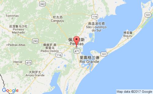 佩洛塔斯港港口位置