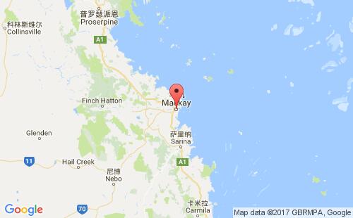 麦凯港港口位置