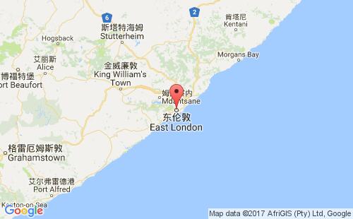 东伦敦港港口位置