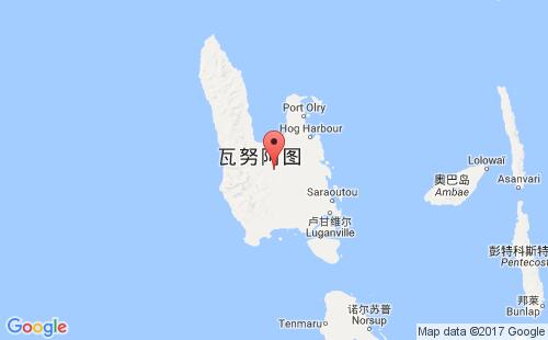 桑托岛港港口位置