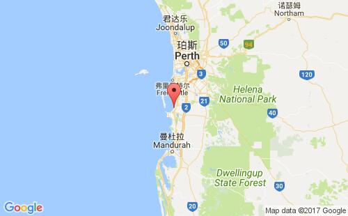 奎纳纳港港口位置